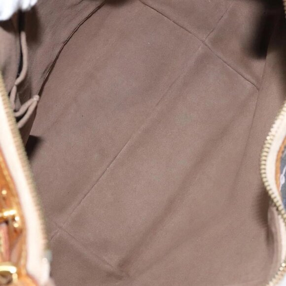 LOUIS VUITTON Monogram Multicolor Greta Shoulder Bag Black - Picture 12 of 16